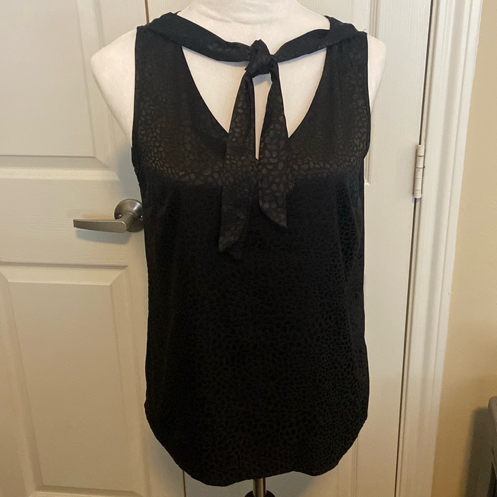 SHEIN Ladies Black Leopard print sleeveless Blouse size M
